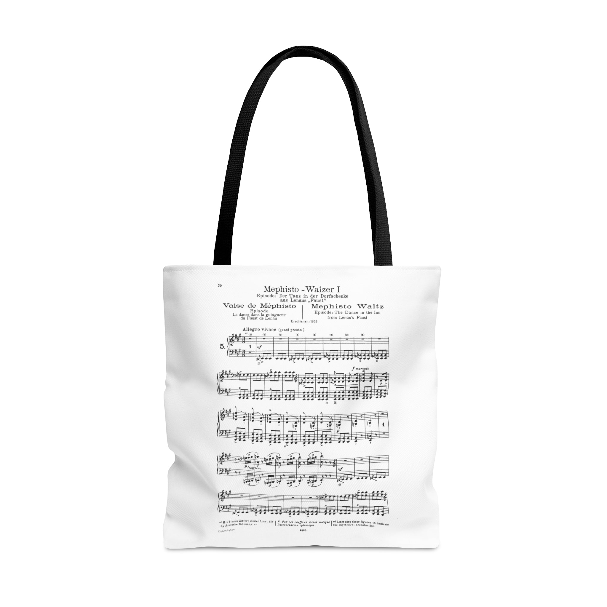 Liszt Mephisto Waltz No.1 (Tote Bag)