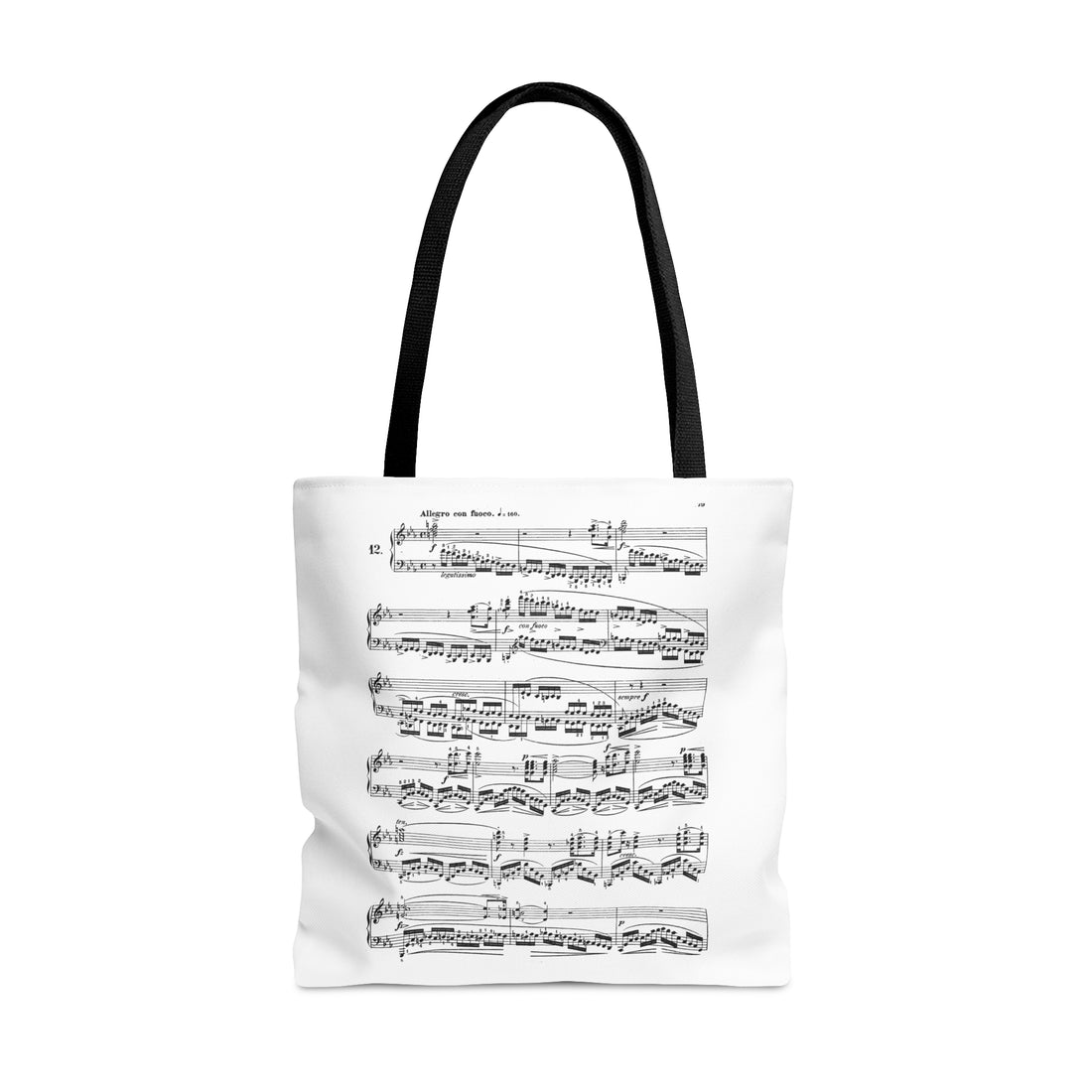 Chopin Etude op.10 No.12 (Tote Bag)