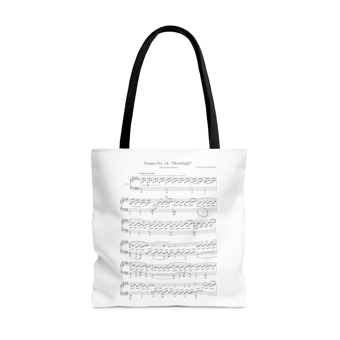 Sonata No. 14 Moonlight (Tote Bag)