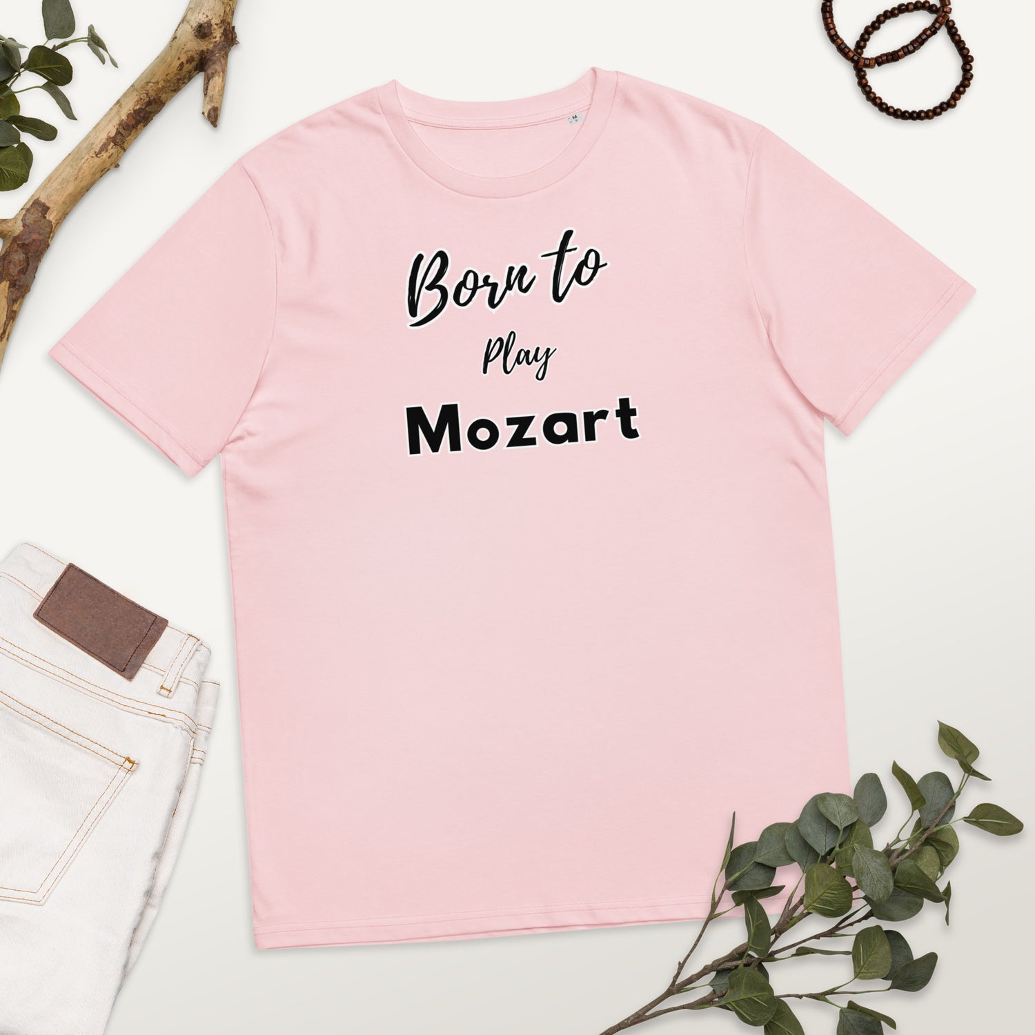 Born to play Mozart- Unisex organic cotton t-shirt