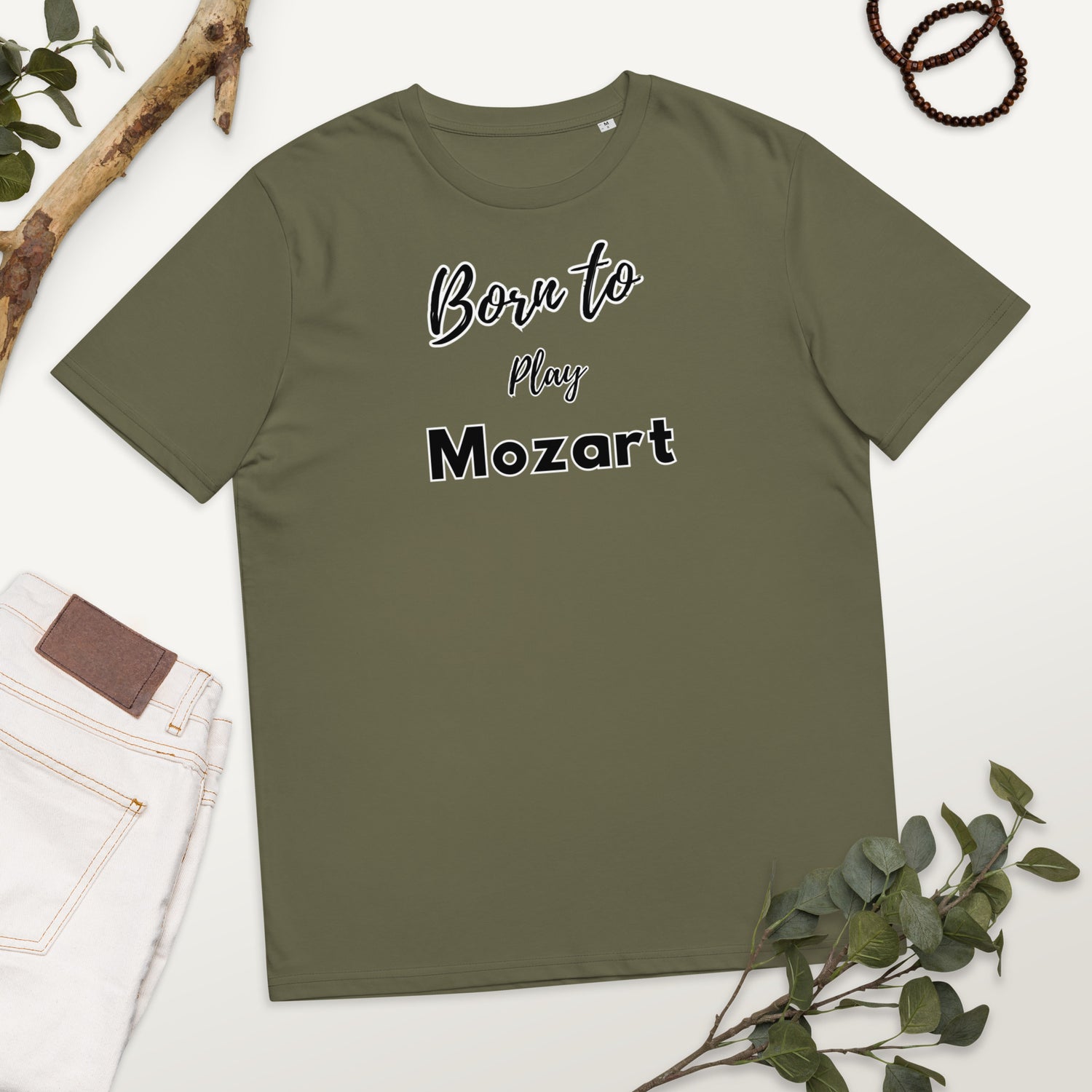 Born to play Mozart- Unisex organic cotton t-shirt