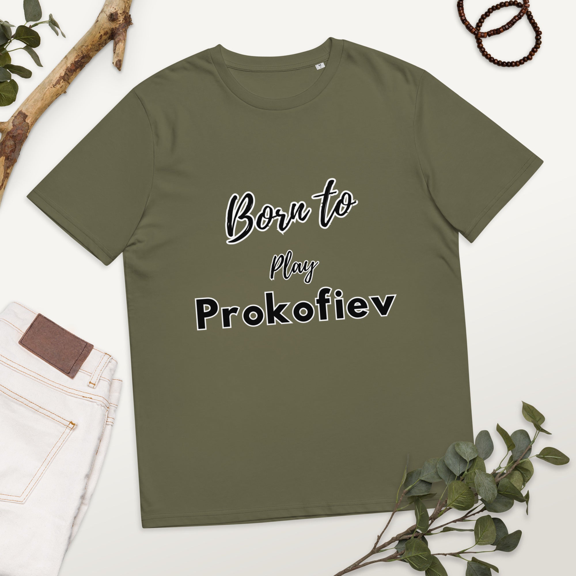 Born to play Prokofiev - Unisex organic cotton t-shirt