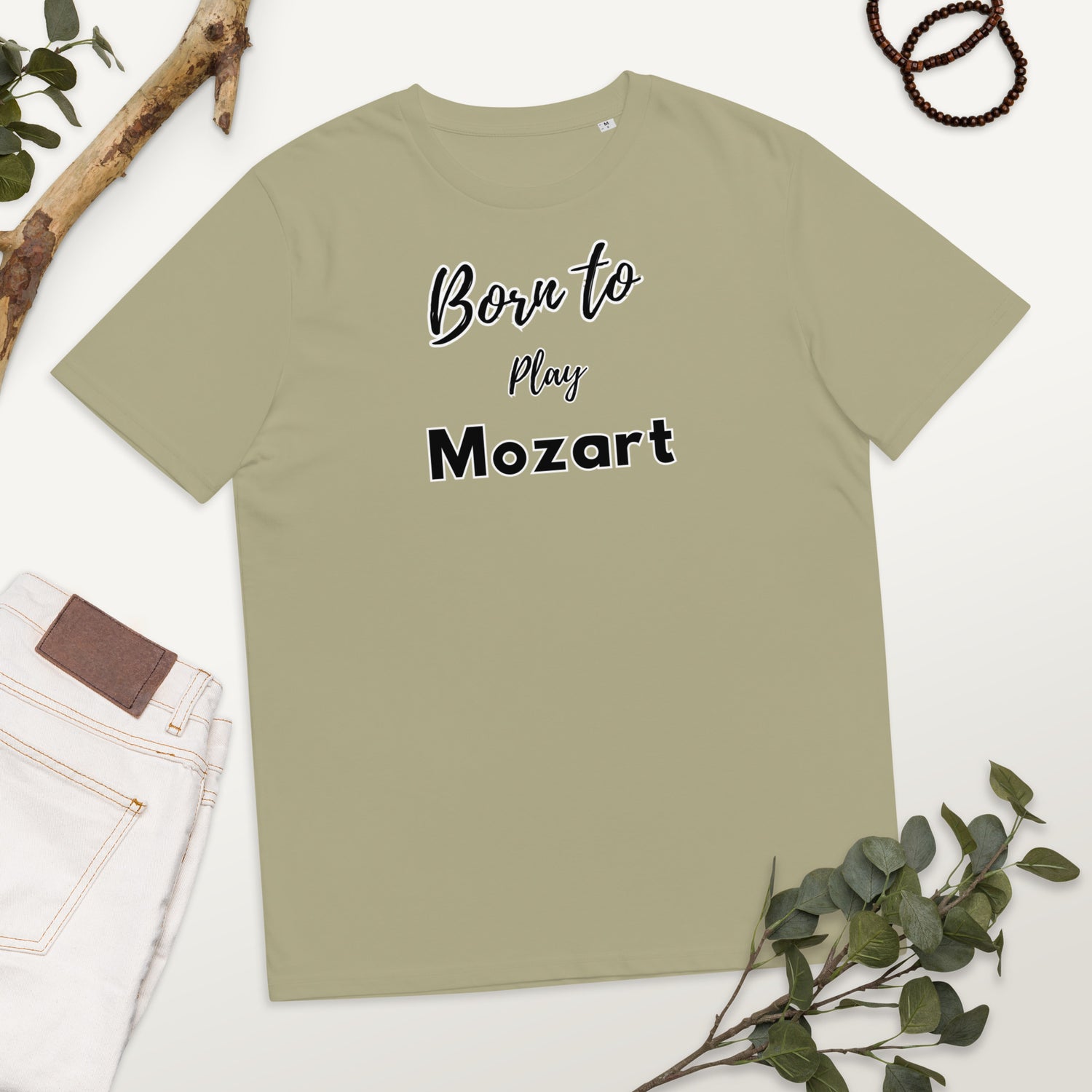 Born to play Mozart- Unisex organic cotton t-shirt