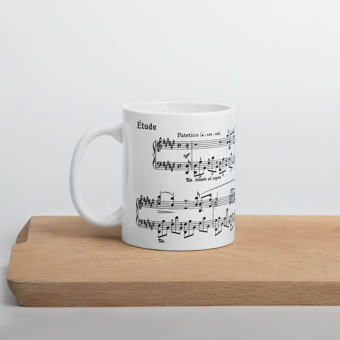 Scriabin Etude in D sharp Minor Op 8 No 12-1 - White Mug multiple sizes