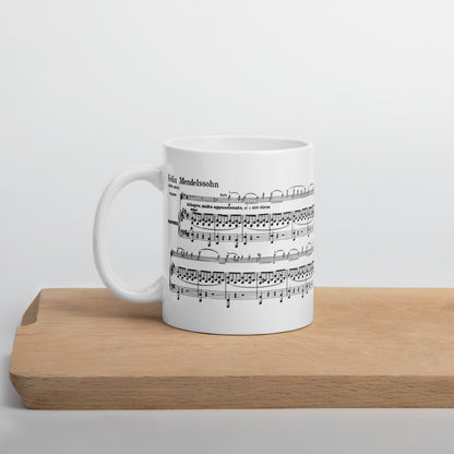 Mendelssohn Violin Concerto - White Mug multiple sizes