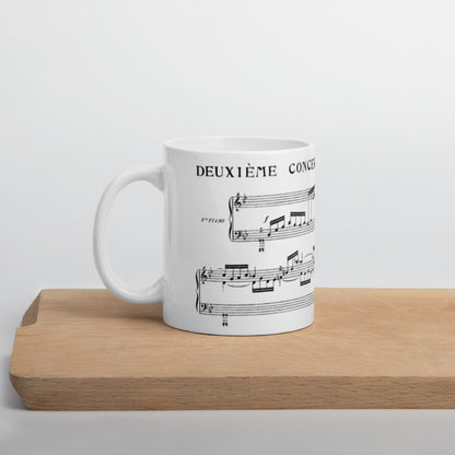 Saint-Saens Piano Concerto No.2 - White Mug multiple sizes