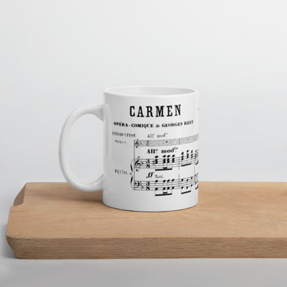 Sarasate Carmen Fantasie - White Mug multiple sizes