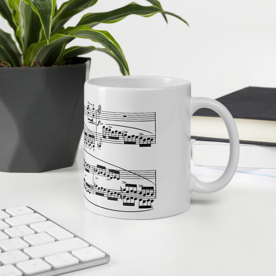 Chopin Etude op.10 No.12 - White Mug multiple sizes