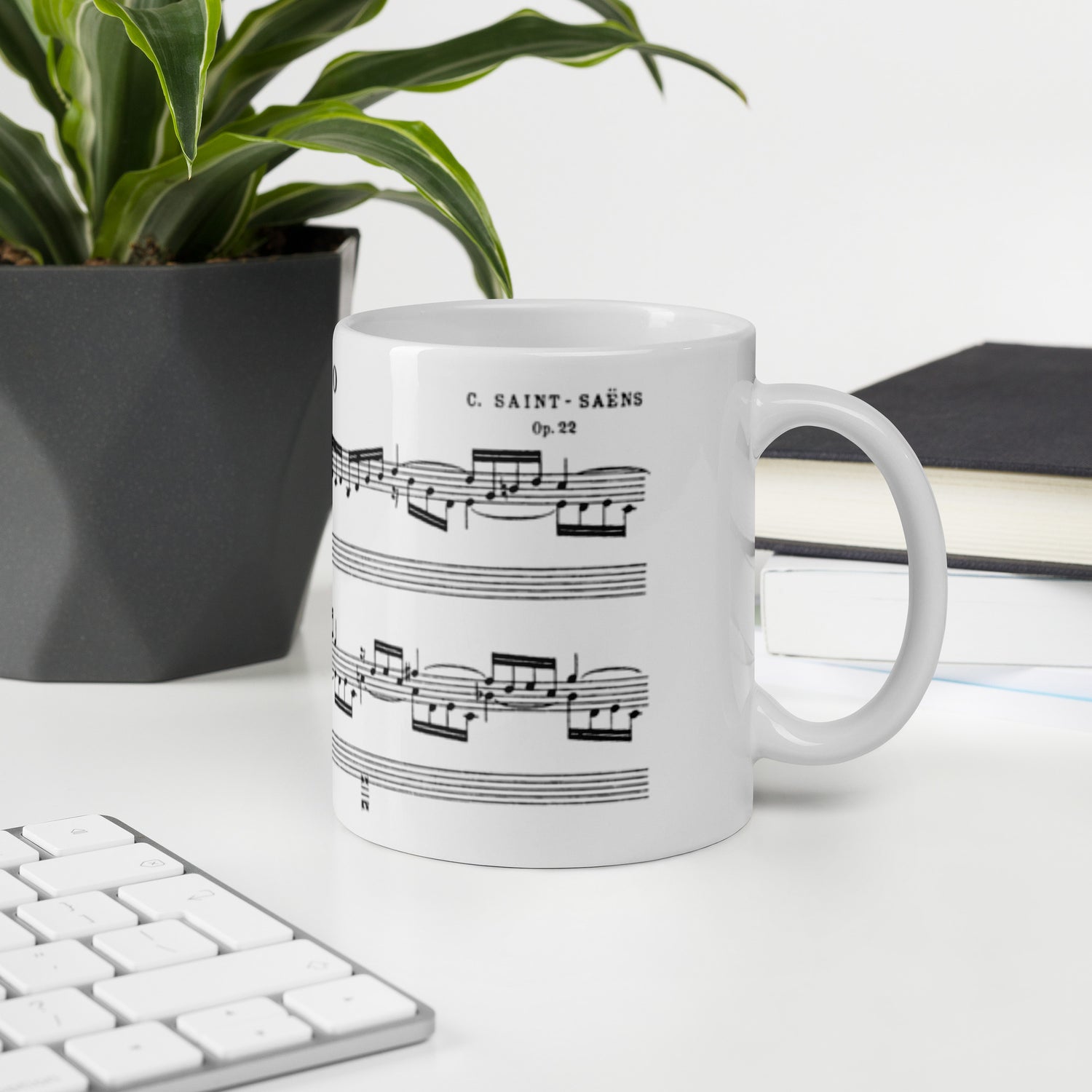 Saint-Saens Piano Concerto No.2 - White Mug multiple sizes