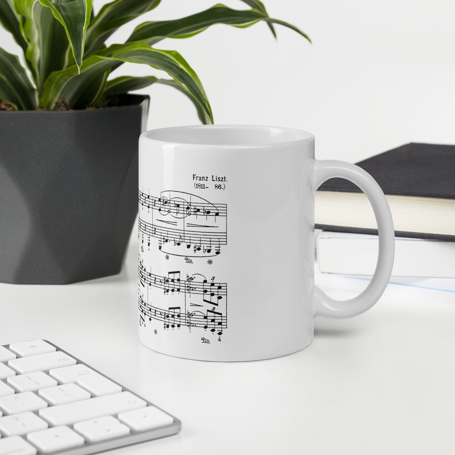 Liszt Piano Sonata in B Minor, S.178 - White Mug multiple sizes