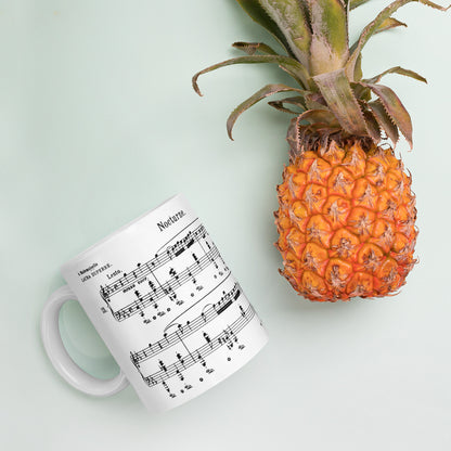 Chopin Nocturnes Schirmer Mikuli Op 48-1 - White Mug multiple sizes