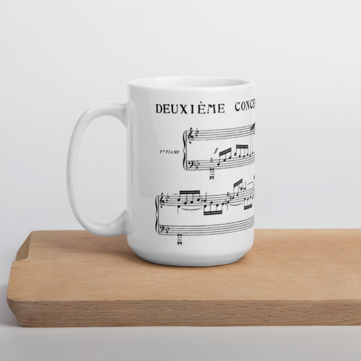 Saint-Saens Piano Concerto No.2 - White Mug multiple sizes