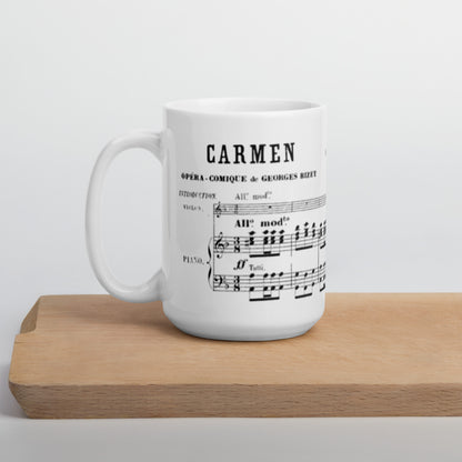 Sarasate Carmen Fantasie - White Mug multiple sizes