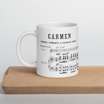 Sarasate Carmen Fantasie - White Mug multiple sizes