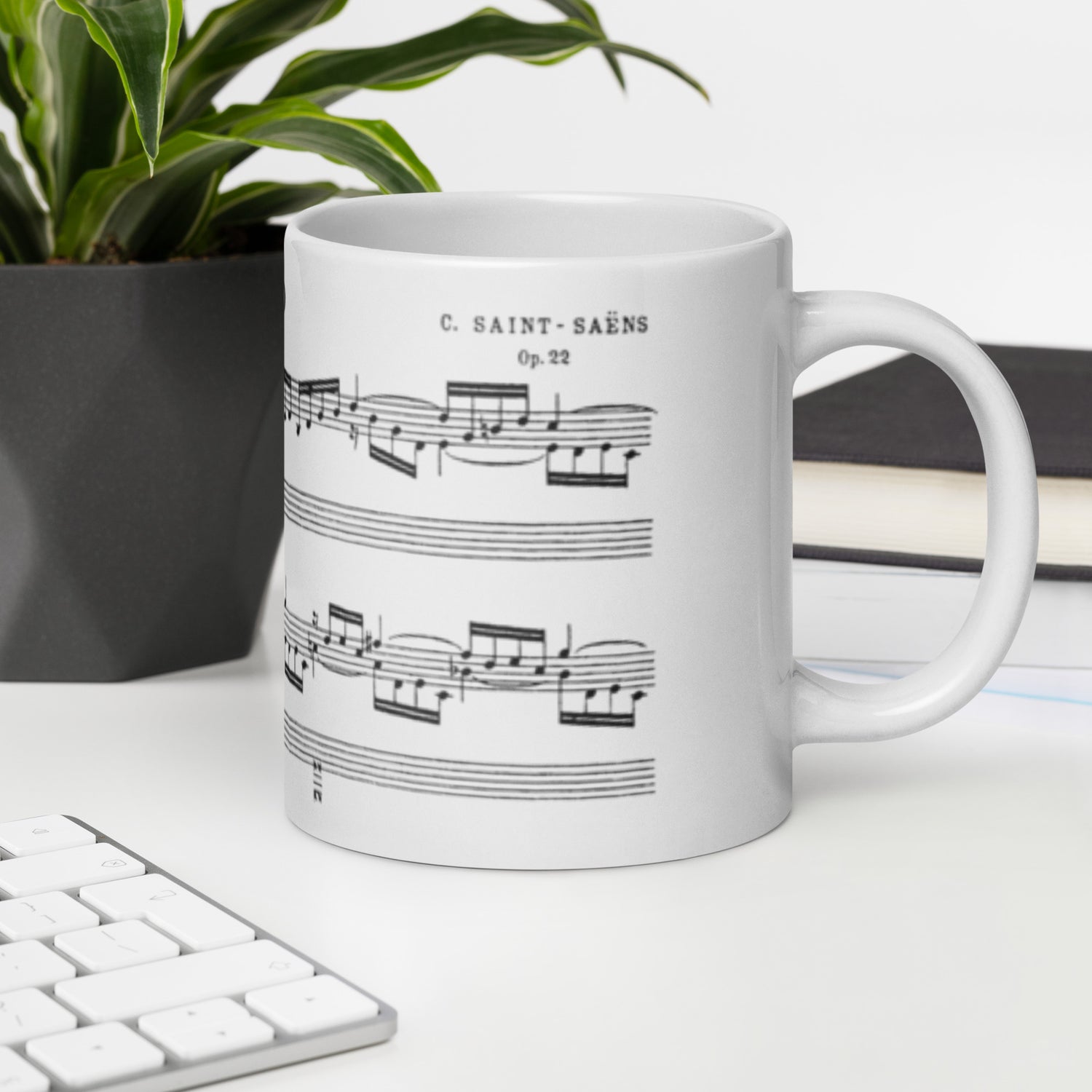 Saint-Saens Piano Concerto No.2 - White Mug multiple sizes