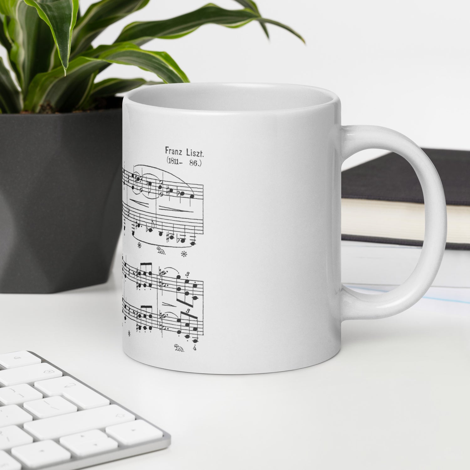 Liszt Piano Sonata in B Minor, S.178 - White Mug multiple sizes